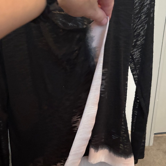 Chicos Absolutely Gorgeous Women's Black and Pink Sweater - Picture 6 of 9